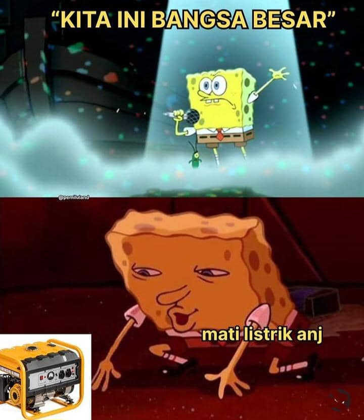 meme mati lampu