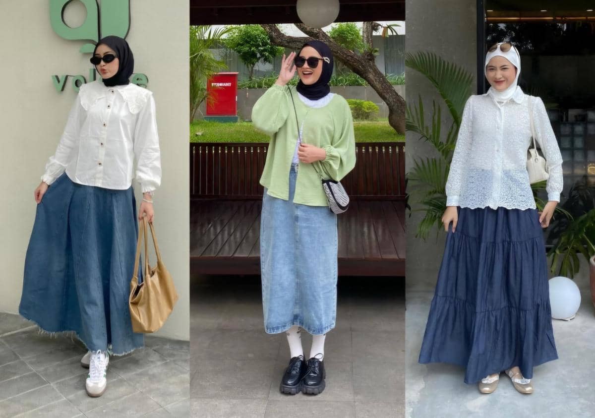 8 Ide Padu Padan Rok Jeans ala Afa Citra, Cocok buat Hangout!