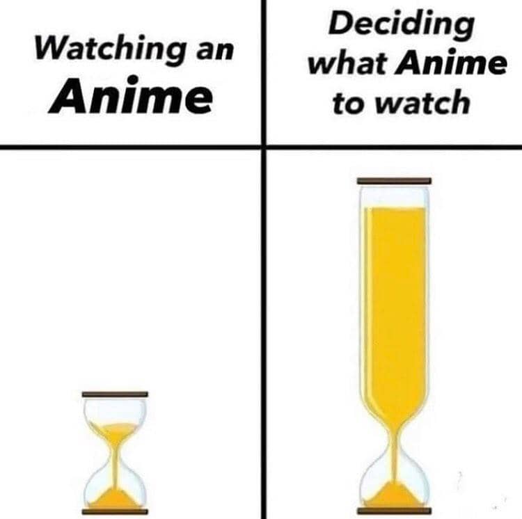 meme anime tentang hal yang relate dengan hidup