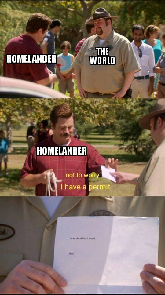 meme Homelander