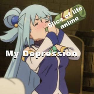 meme anime tentang hal yang relate dengan hidup