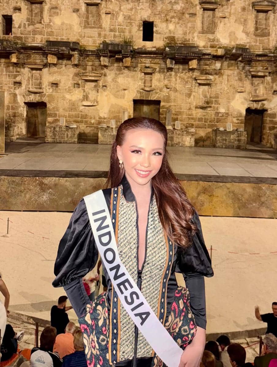 Potret Chevelyn Yang di Karantina Miss Aura International 2026