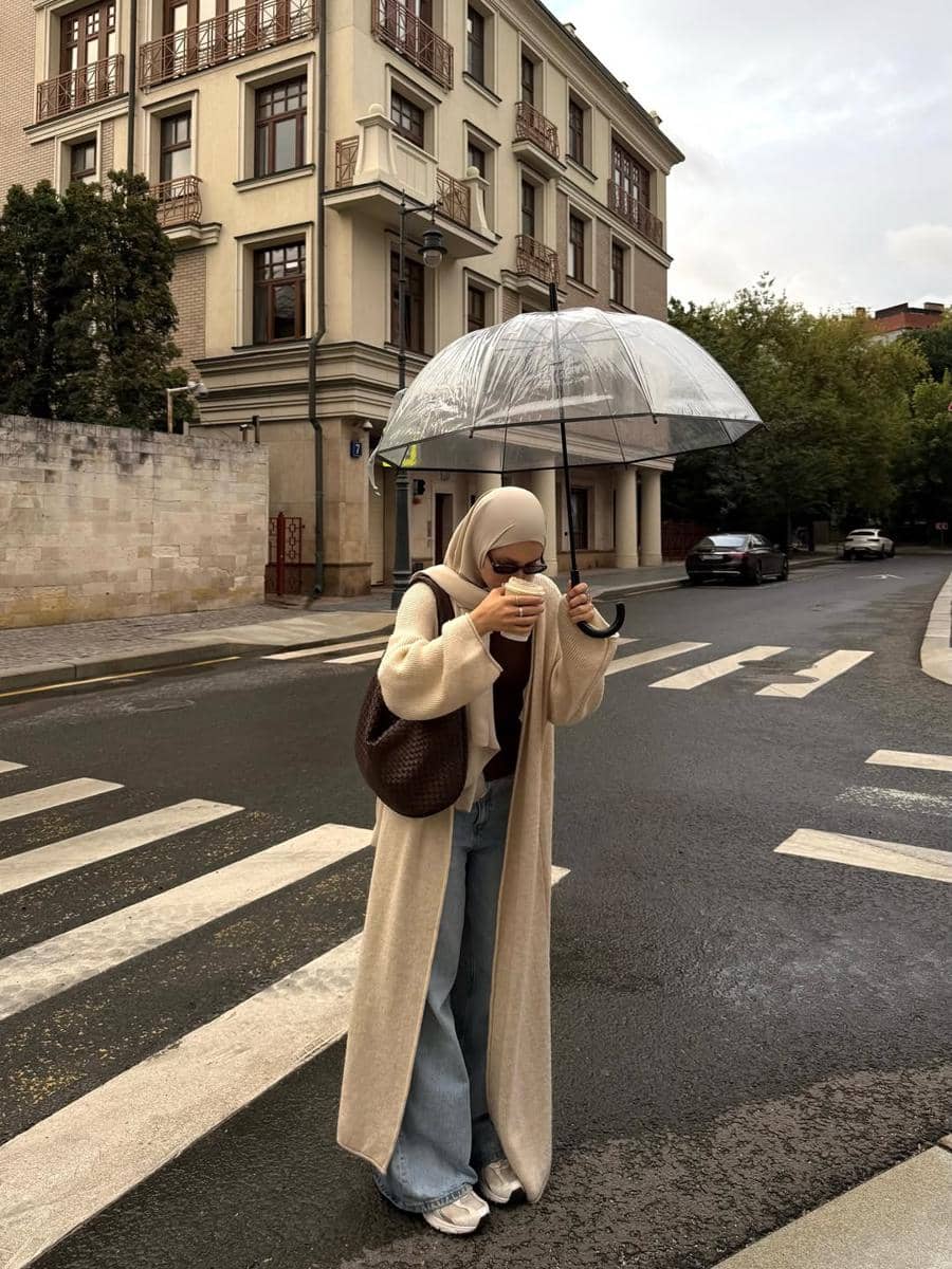 OOTD Pakai Long Coat ala Alyona Tata