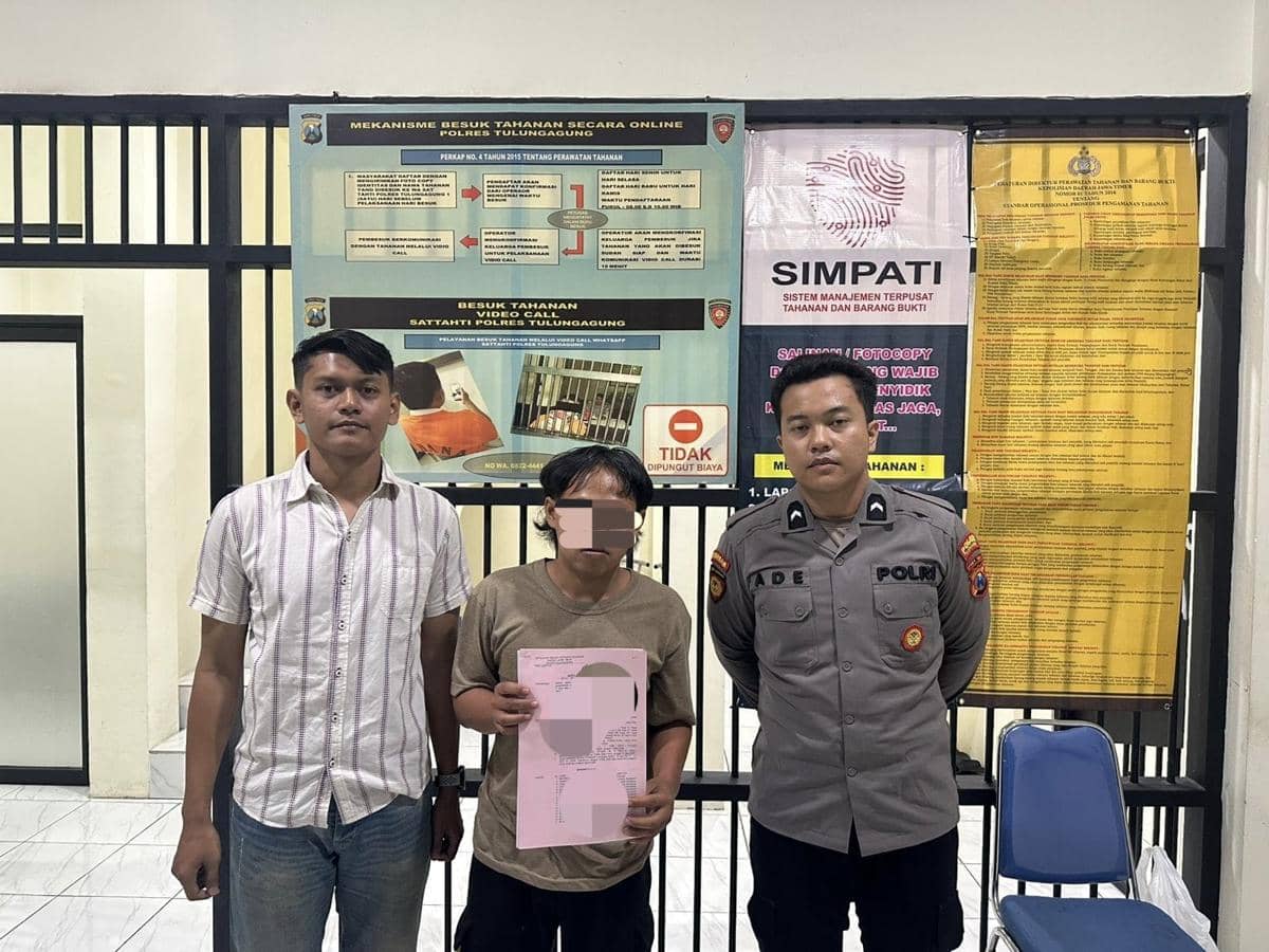 Pelaku pencuri kantor Disbudpar Tulungagung. IDN Times/istimewa