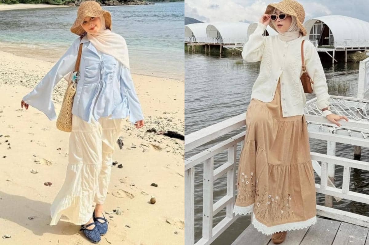 7 Ide Outfit ke Pantai ala Syindi Lucia, Anggun dan Estetik!