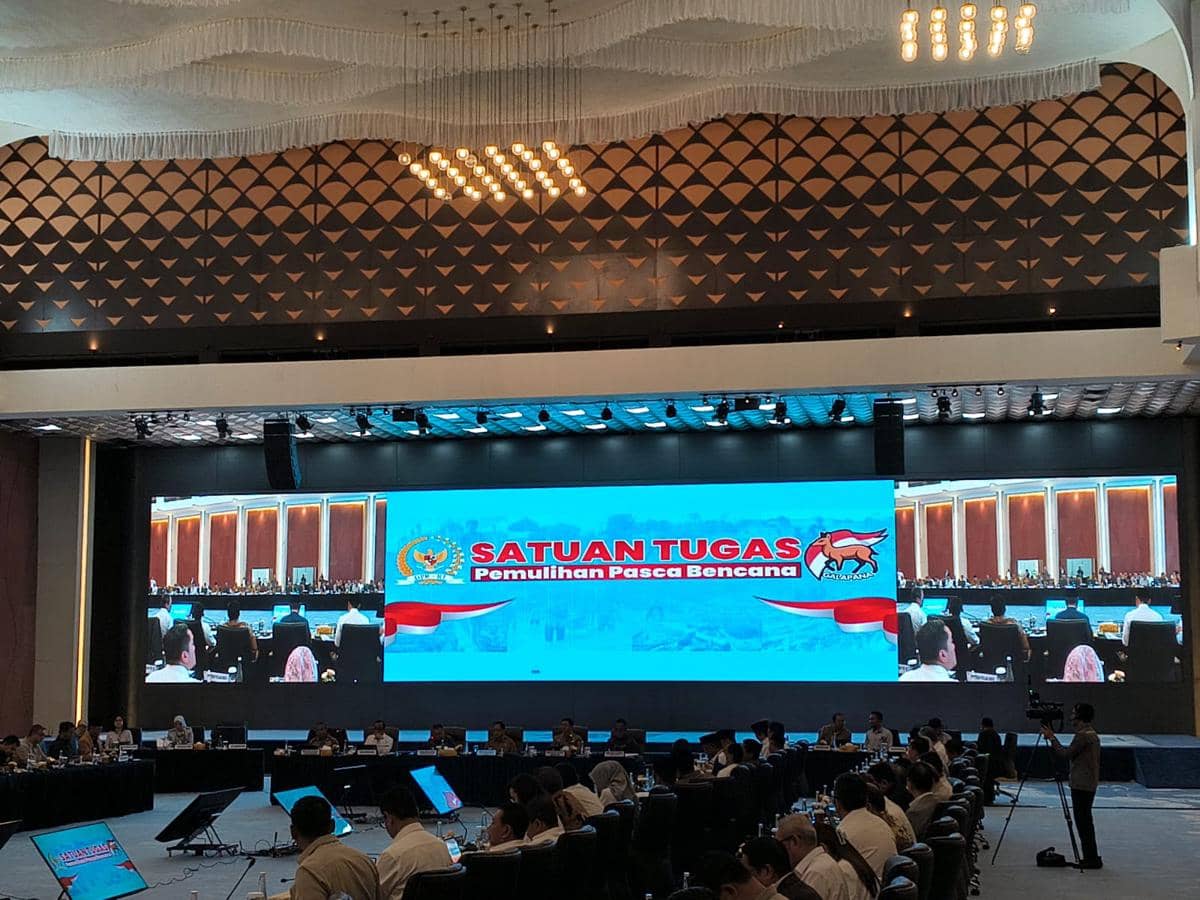 Dasco Pimpin Rapat Bareng Satgas Rekonstruksi Bencana Sumatra