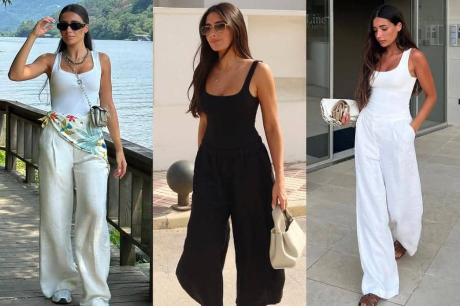 5 Quiet Luxury Look Ana Pelayo, Pacar Pablo Gavi yang Hobi Liburan