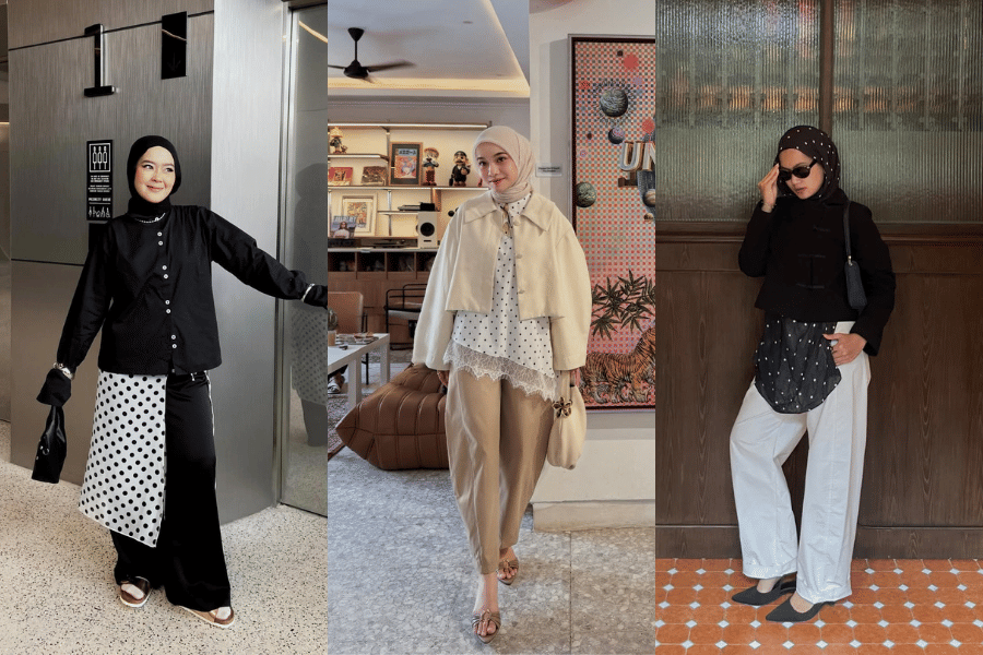 Polkadot Kembali Tren, Ini 7 Style yang Cocok untuk Konser!