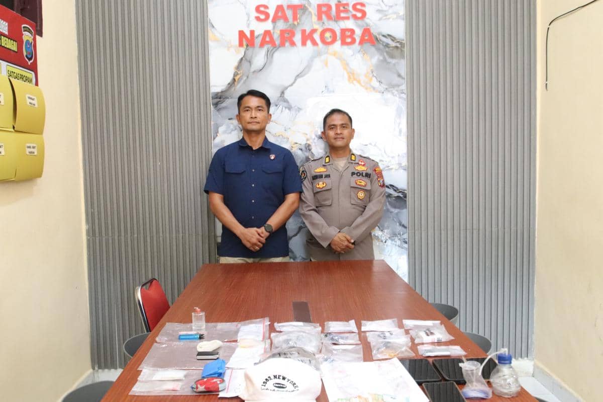 Satres Narkoba Polres Sergai Sikat 14 Kasus dalam Dua Pekan, 23 Pelaku Ditangkap