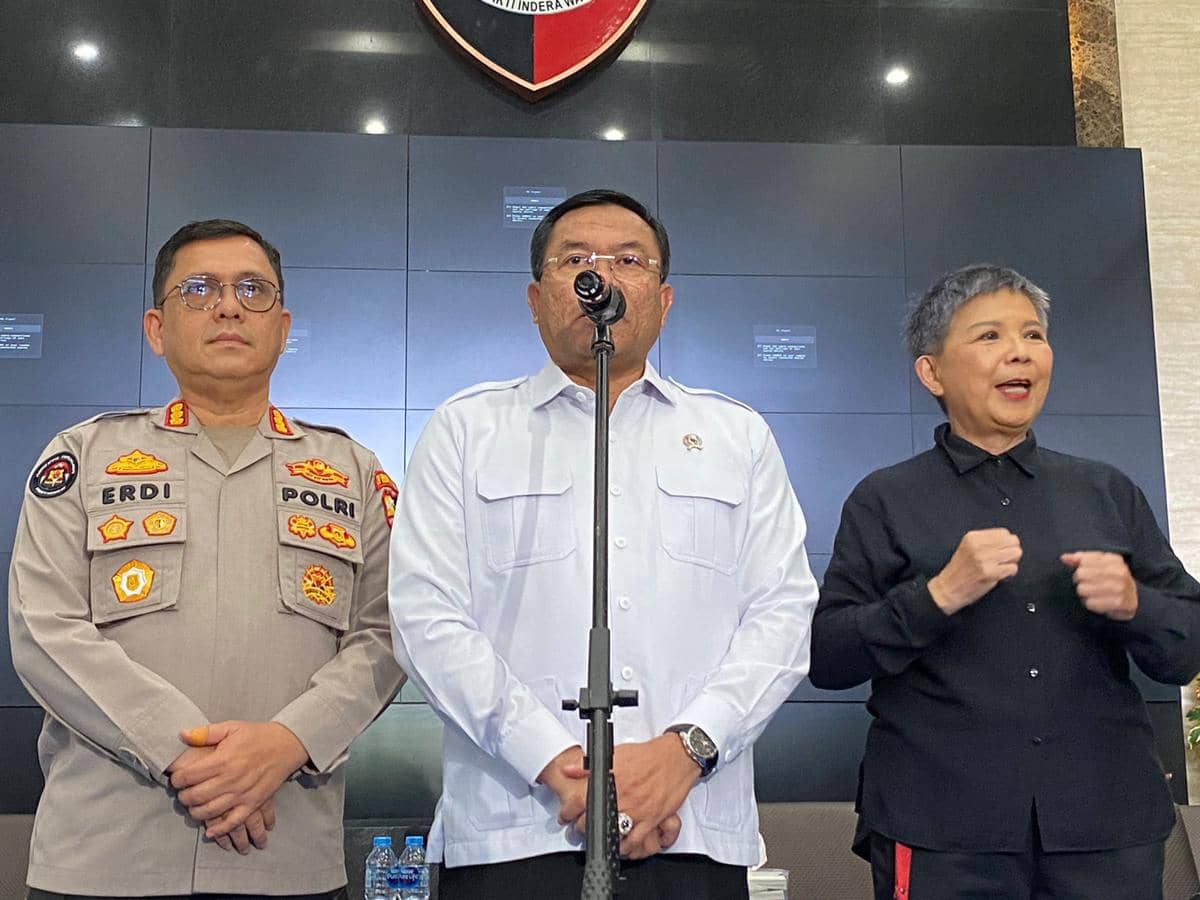 Wakil Kepala Badan Gizi Nasional (BGN), Sony Sanjaya di Bareskrim Polri, Senin (25/5/2026).