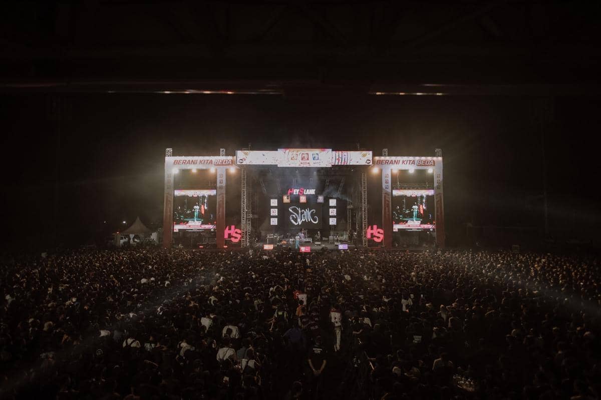 Konser HS Hey Slank Berani Kita Beda Tour di Jakabaring, Palembang, Minggu (24/5/2026). (Dok.HS)