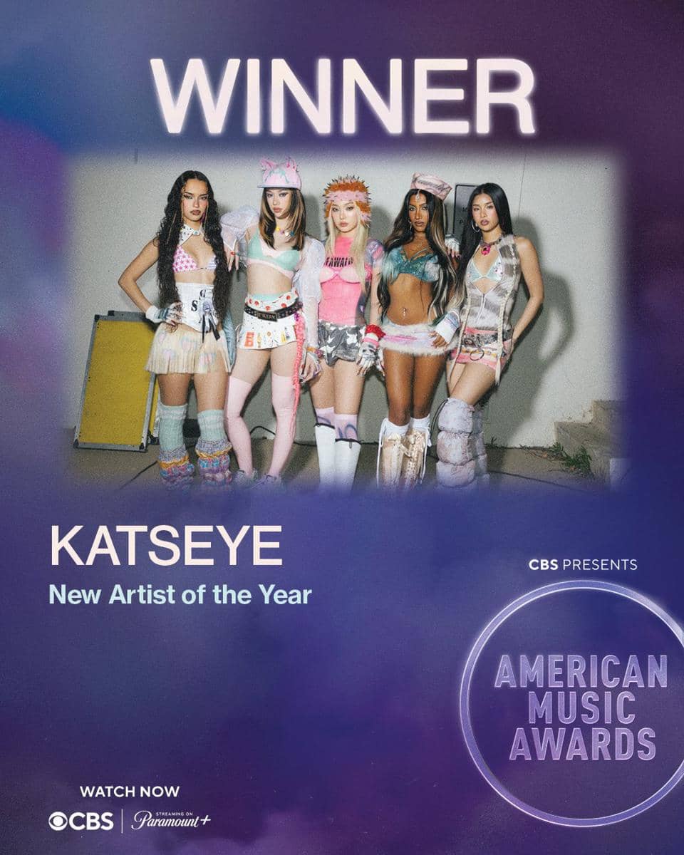 KATSEYE menang di American Music Awards 2026