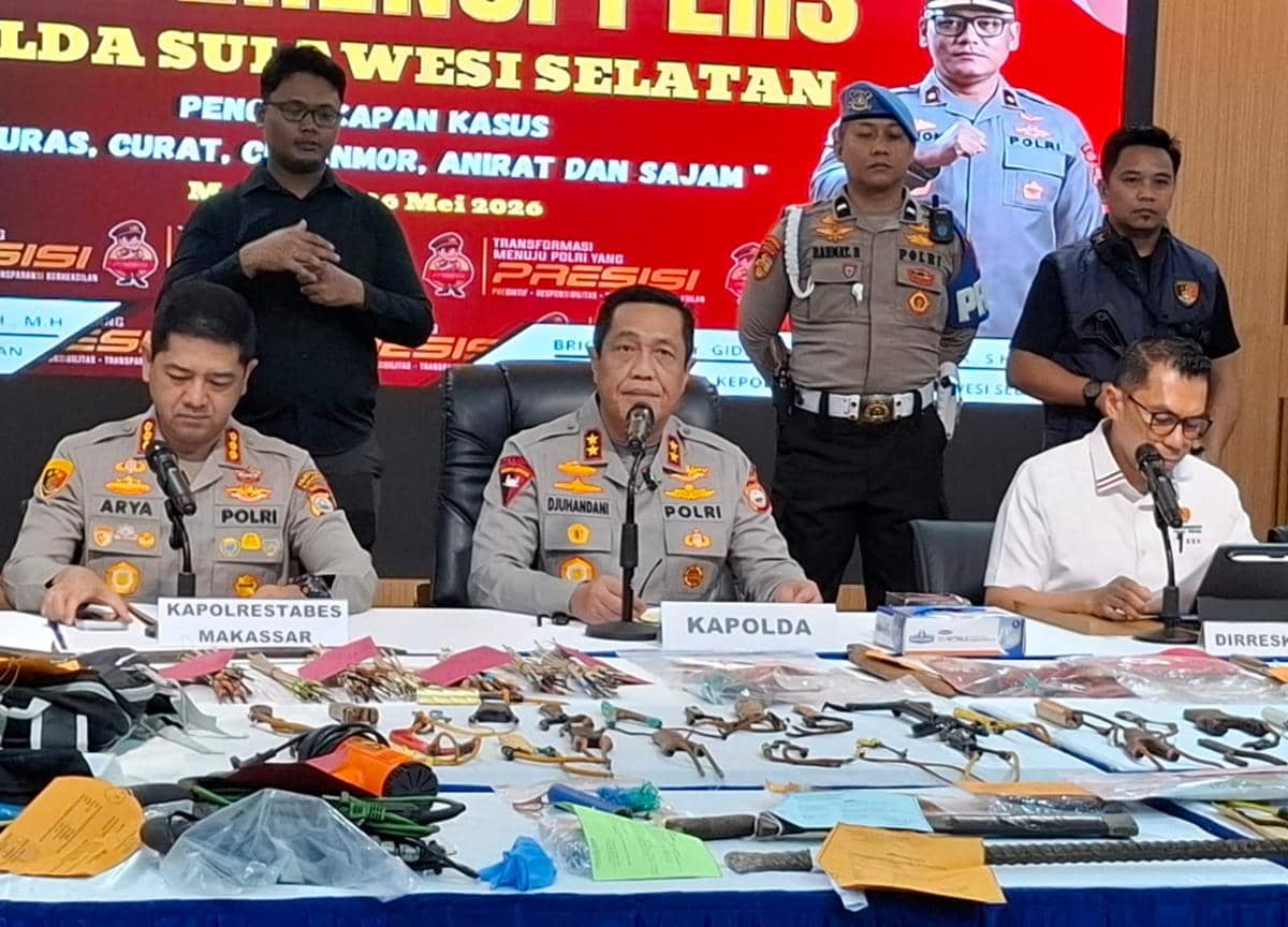 Kapolda Sulsel Curiga Ada Aktor Politik Gerakkan Geng Motor di Makassar