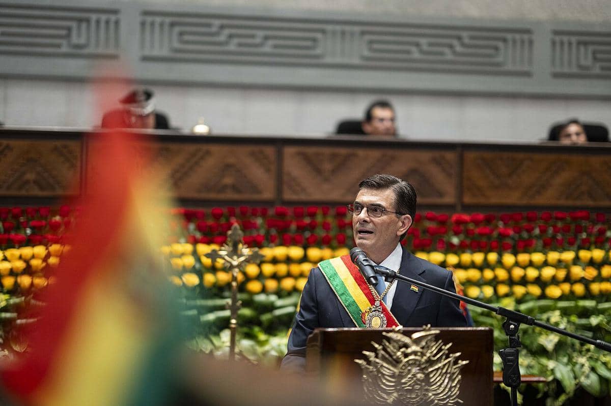 Presiden Bolivia, Rodrigo Paz.