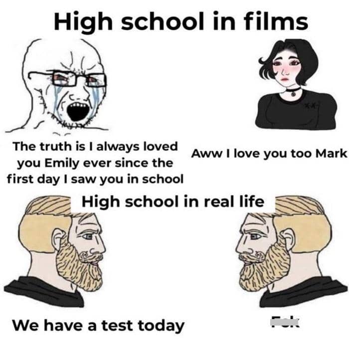meme kartun tentang anak SMA