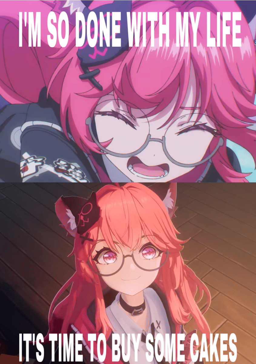 meme anime tentang makanan manis