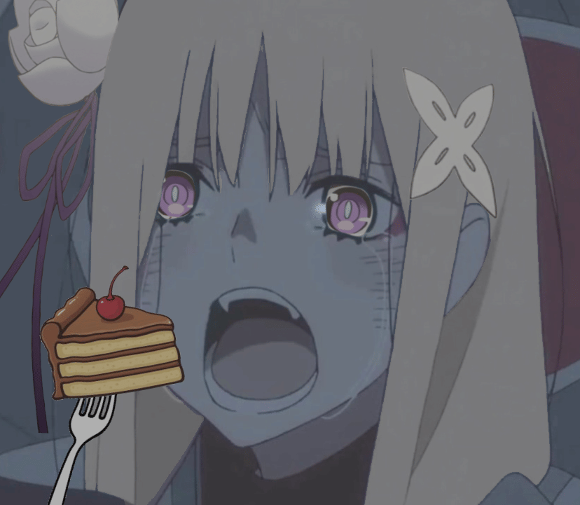 meme anime tentang makanan manis