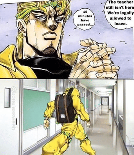 meme anime tentang sekolah