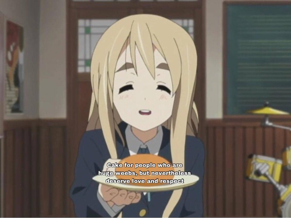 meme anime tentang makanan manis