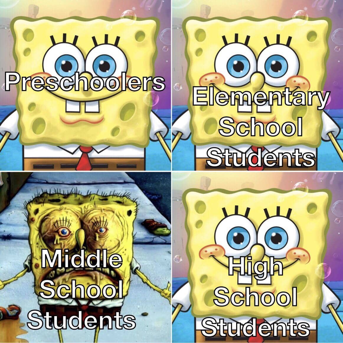 meme kartun tentang anak SMA