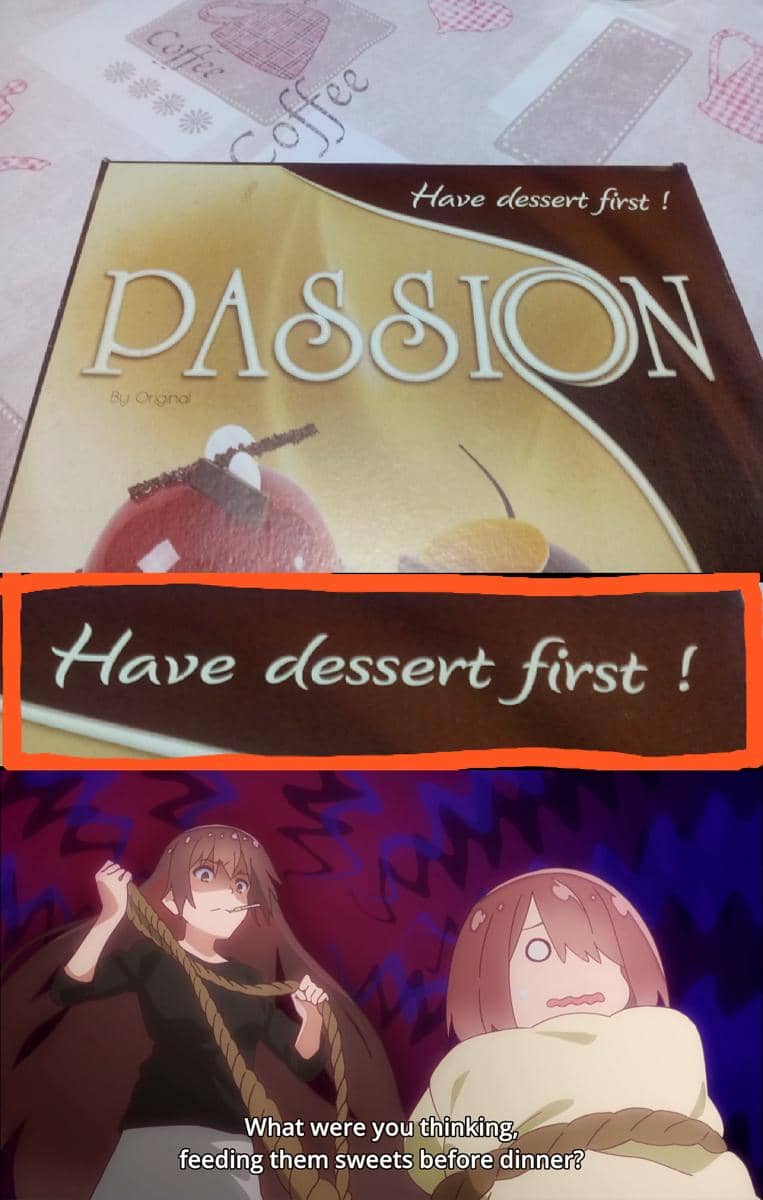 meme anime tentang makanan manis