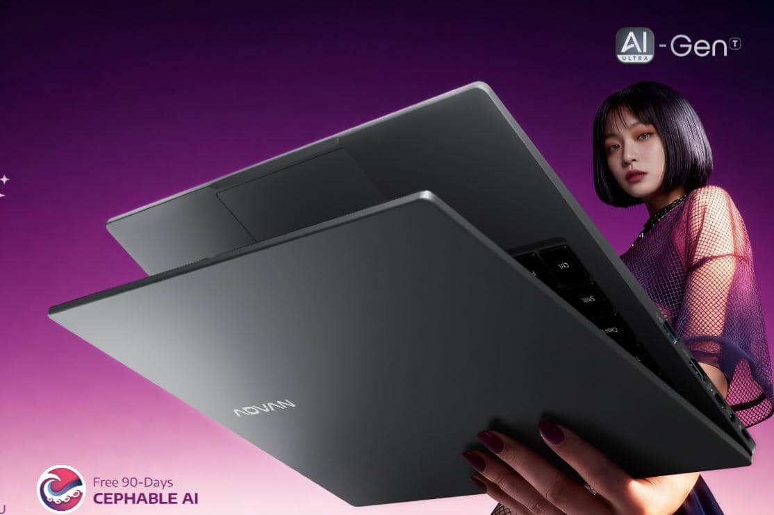 Laptop Advan Aigen Ultra Resmi Meluncur, Tipis dan Powerful
