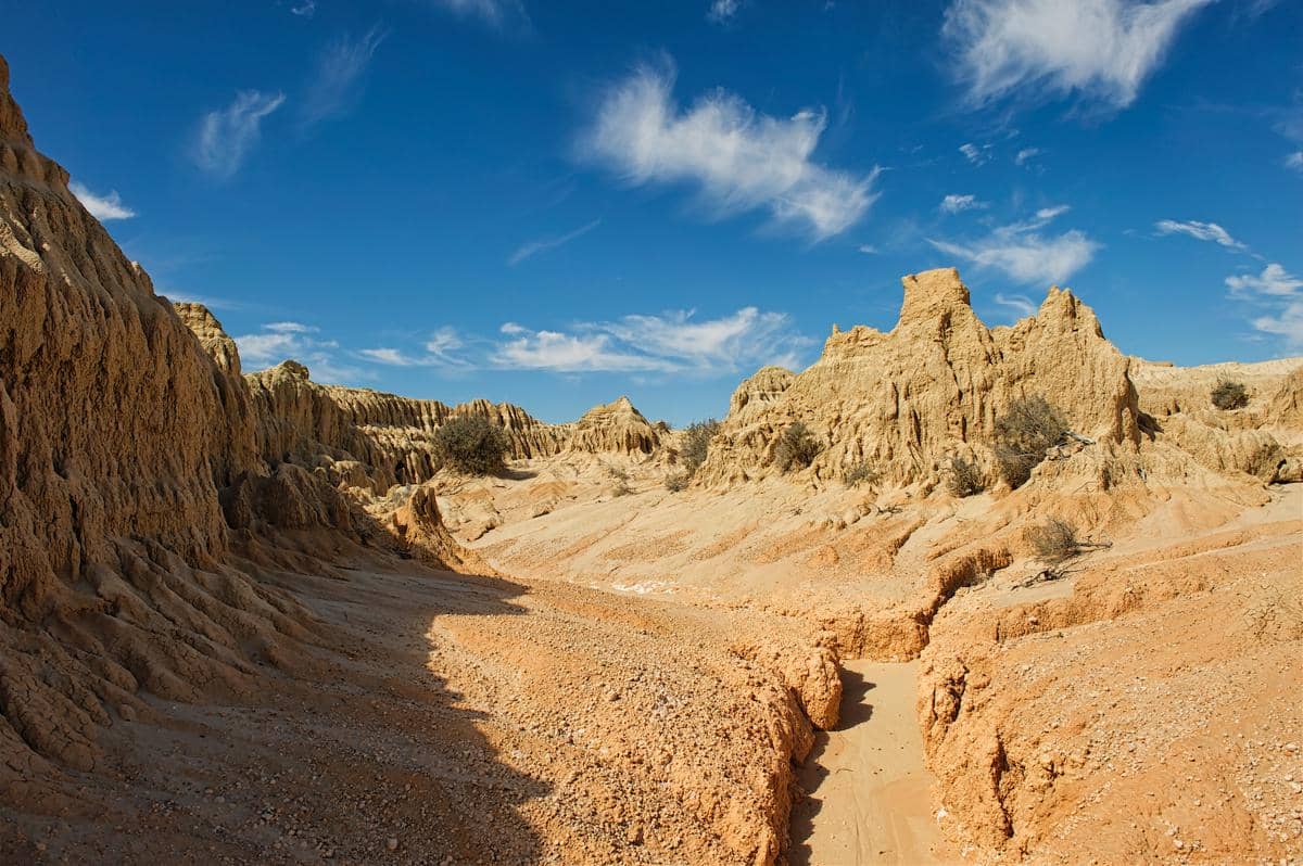 kawasan Mungo National Park menjadi lokasi penemuan fosil “Mungo Man”.