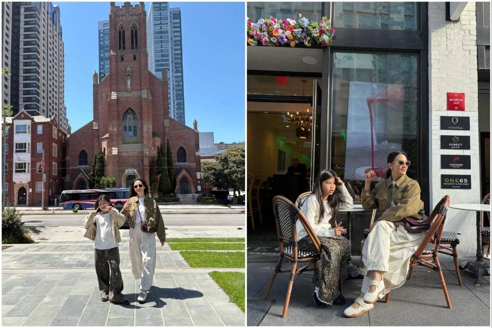 10 Potret Ririn Ekawati dan Cattleya Jalan-jalan di San Fransisco