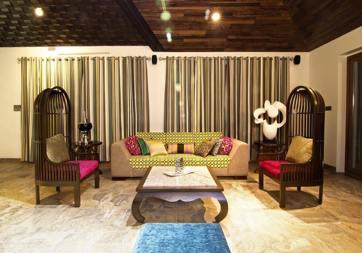 Ilustrasi whimsical interior 