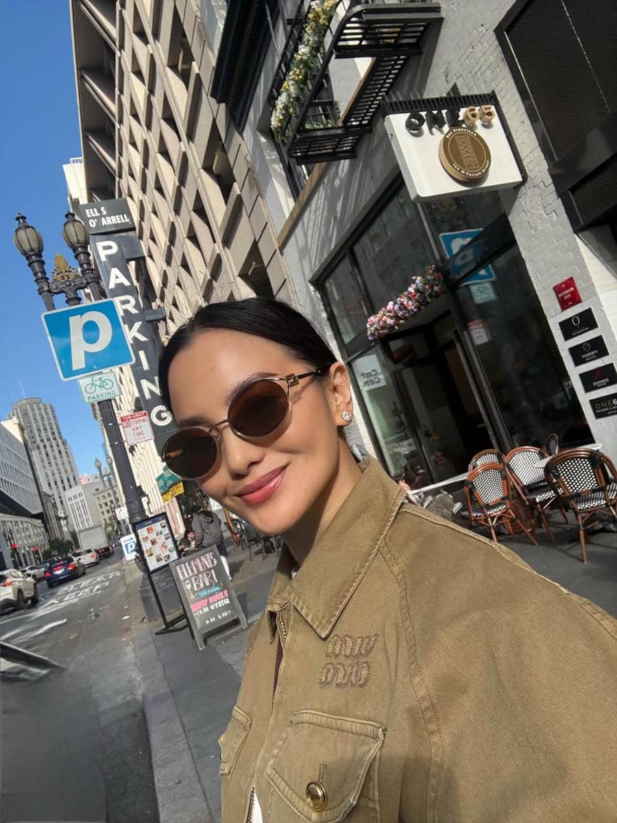 Ririn Ekawati dan Cattleya jalan-jalan di San Fransisco