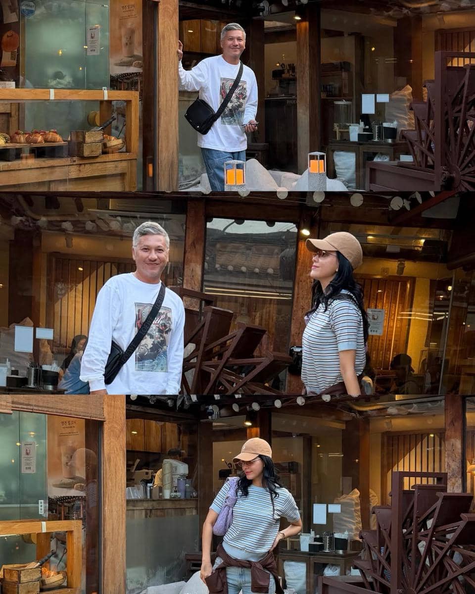 Gading Marten liburan di Korea Selatan.