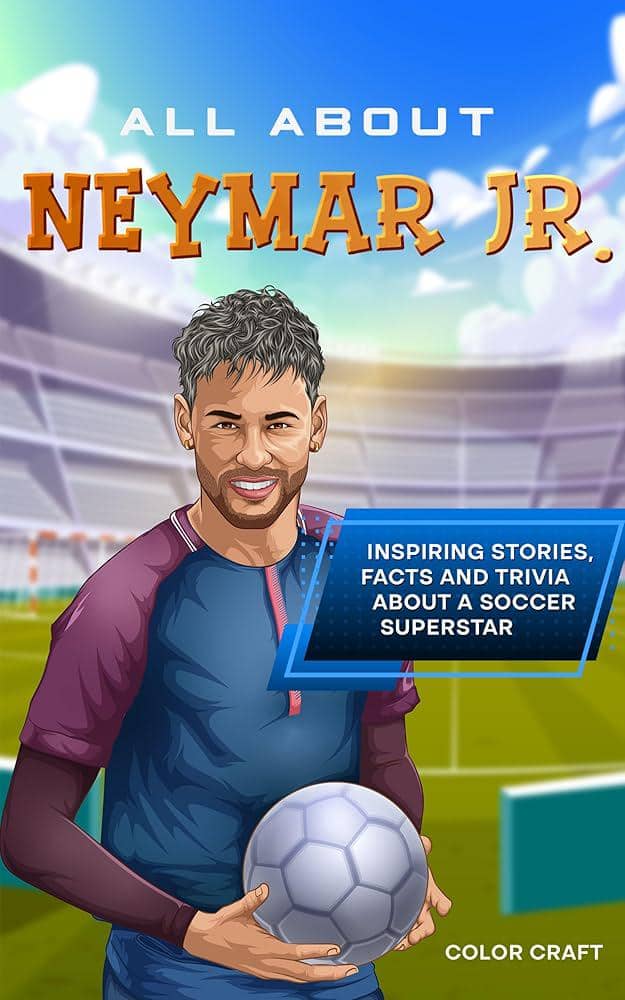 Cover buku “All About Neymar Jr.” by Color Craft Books (foto via Amazon)