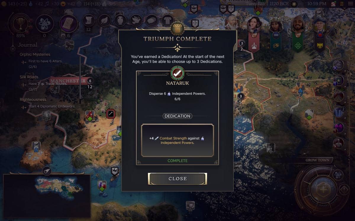 Civilization VII Update Test of Time