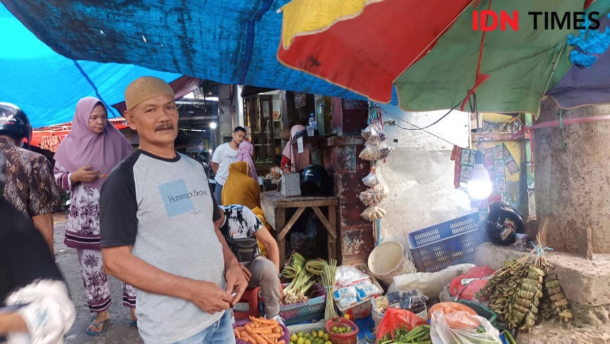 Pedagang Pasar Pabaeng-baeng Makassar Curhat Penjualan Tidak Stabil