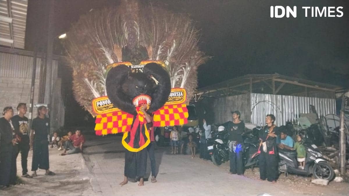 Semangat Reog Ponorogo di Pulau Dewata Dijaga Tetap pada Pakemnya