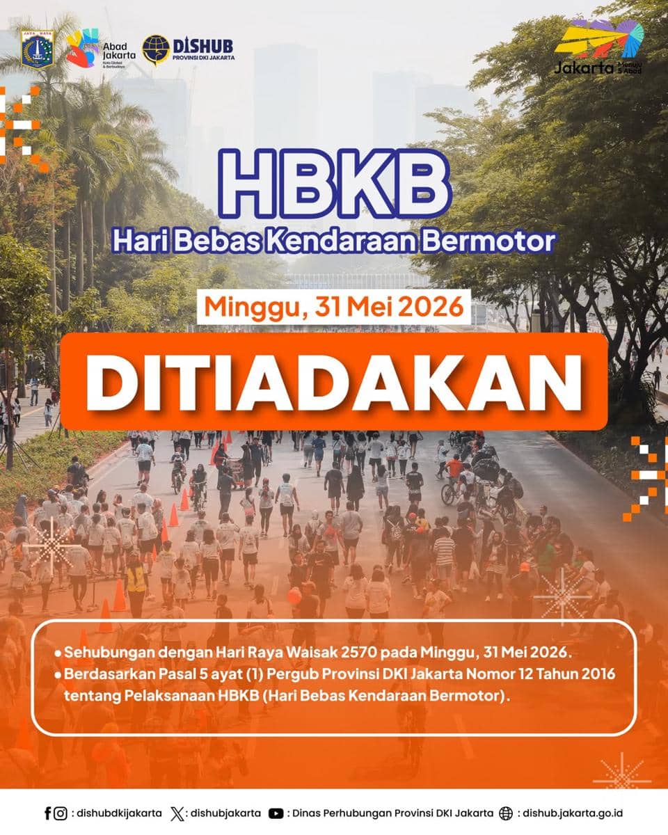 Bertepatan dengan Hari Raya Waisak, HBKB 31 Mei 2026 Ditiadakan