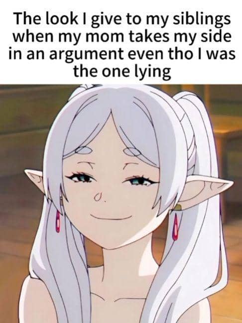 meme anime tentang senyum