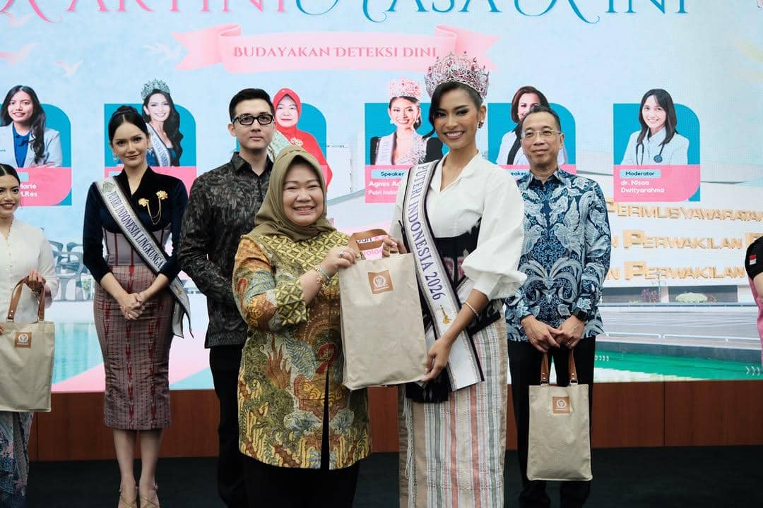 Potret Agnes Rahajeng dalam Sebulan Menjabat Puteri Indonesia 2026