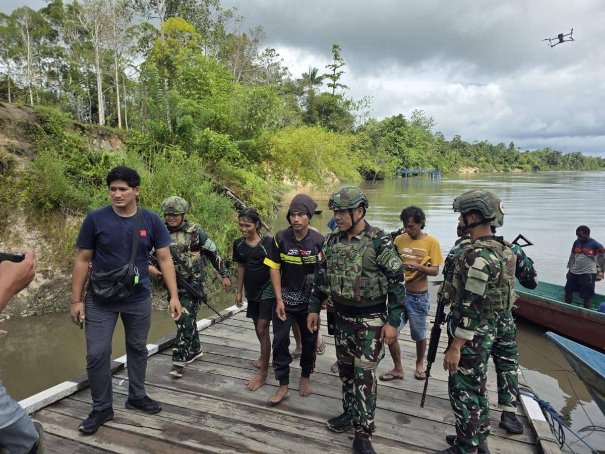 Koops TNI Habema Evakuasi 4 Pendulang Emas yang Mengungsi akibat OPM