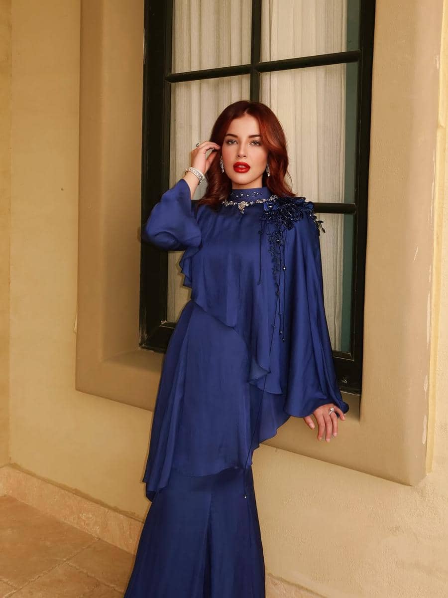 gaya Tasya Farasya saat Idul Adha