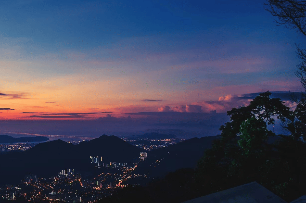 spot menyaksikan lampion Candi Borobudur