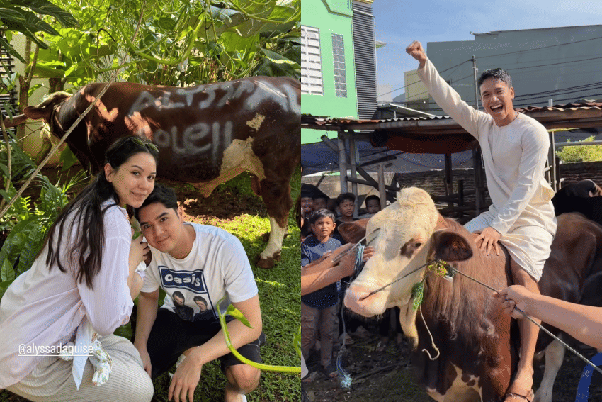 8 Potret ⁠Momen Artis Indonesia Ikut Lihat Potong Daging Kurban