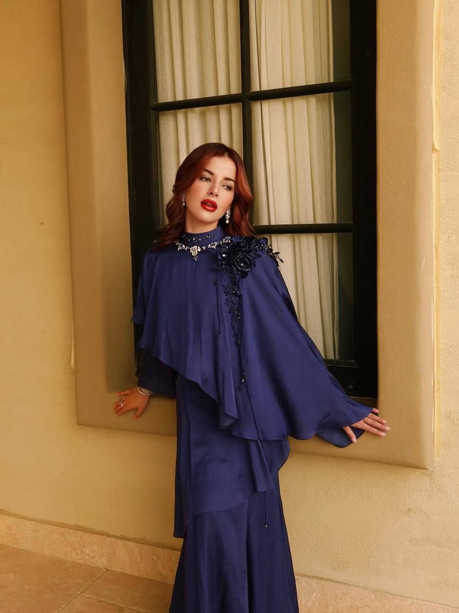 gaya Tasya Farasya saat Idul Adha