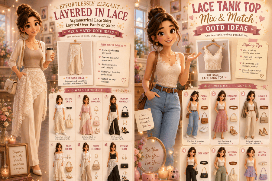 Ini Cara Gen Z Bergaya Kekinian dengan Lace, Tren yang Naik Kelas!