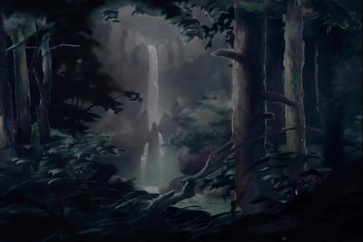 cuplikan hutan dalam film Bambi
