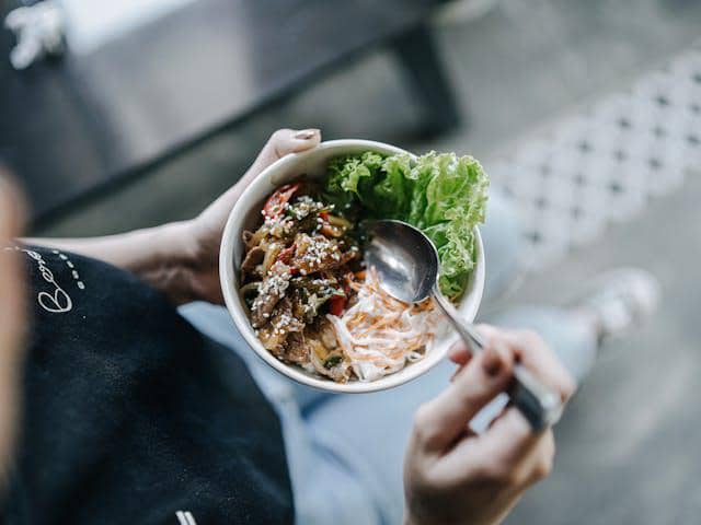 Ilustrasi rice bowl
