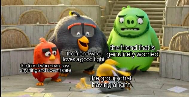 8 Meme Kartun tentang Grup Chat, Sedih Gak Diajak Ngobrol