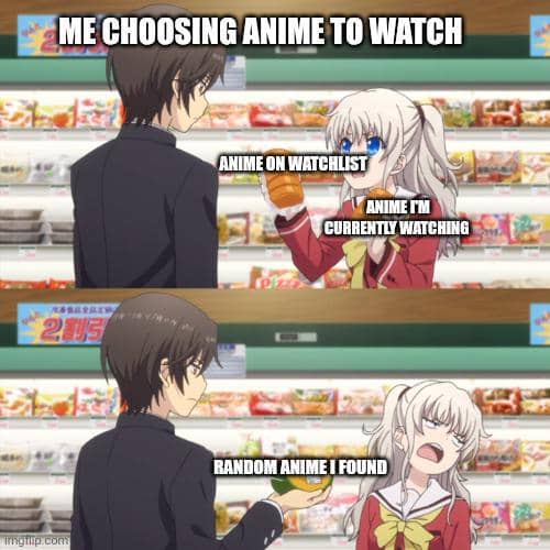 meme anime tentang hal yang belum selesai