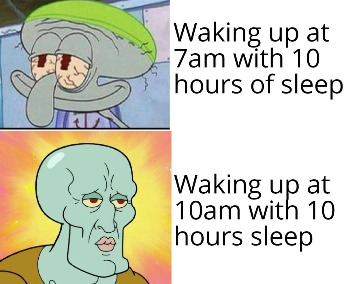 meme kartun tentang morning person