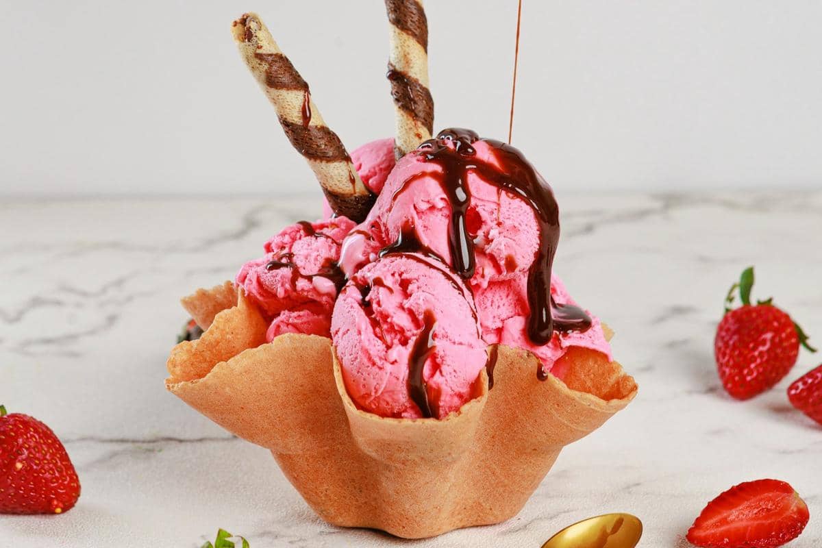 Resep Strawberry Nice Cream, Es Krim 3 Bahan yang Irit Biaya
